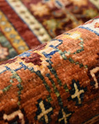 Veziri Hand-Knotted Wool Rug 5' 7" x 7' 9"