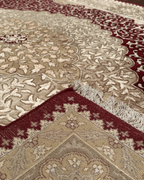 Ottoman Elegance Hand-Knotted Wool Rug 6' 8" x 9' 9"