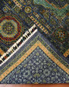Mamluk Hand-Knotted Wool Rug 4' 3" x 5' 9"