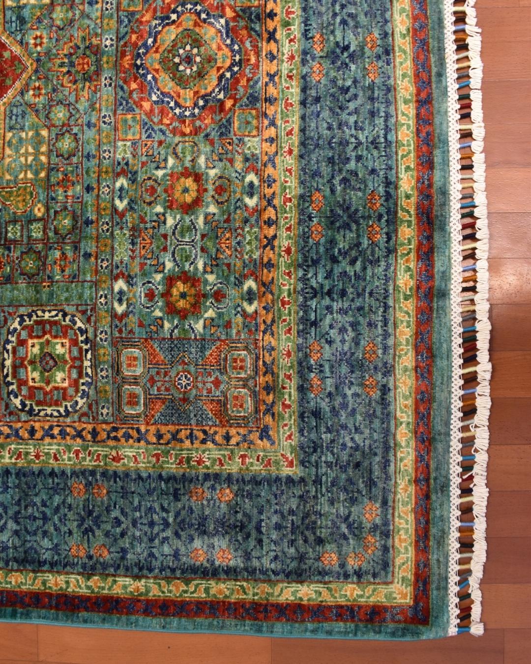 Mamluk Hand-Knotted Wool Rug 5' 1" x 6' 2"