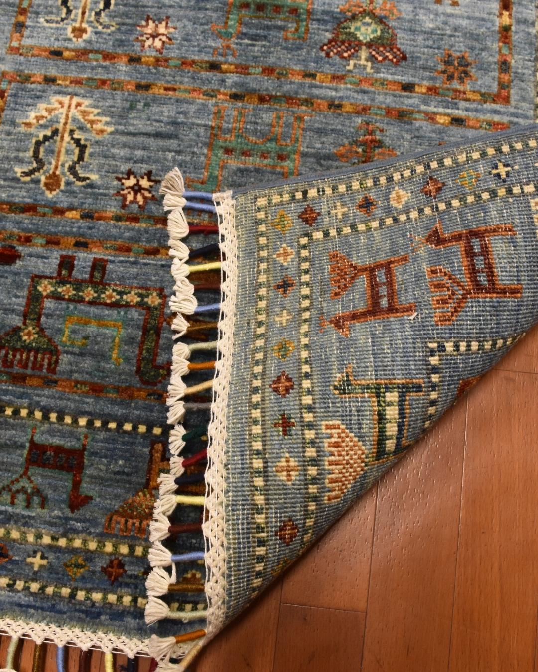 Sultani Hand-Knotted Wool Runner 2' 7" x 9' 2"