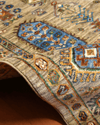 Veziri Hand-Knotted Wool Rug 5' x 6' 6"