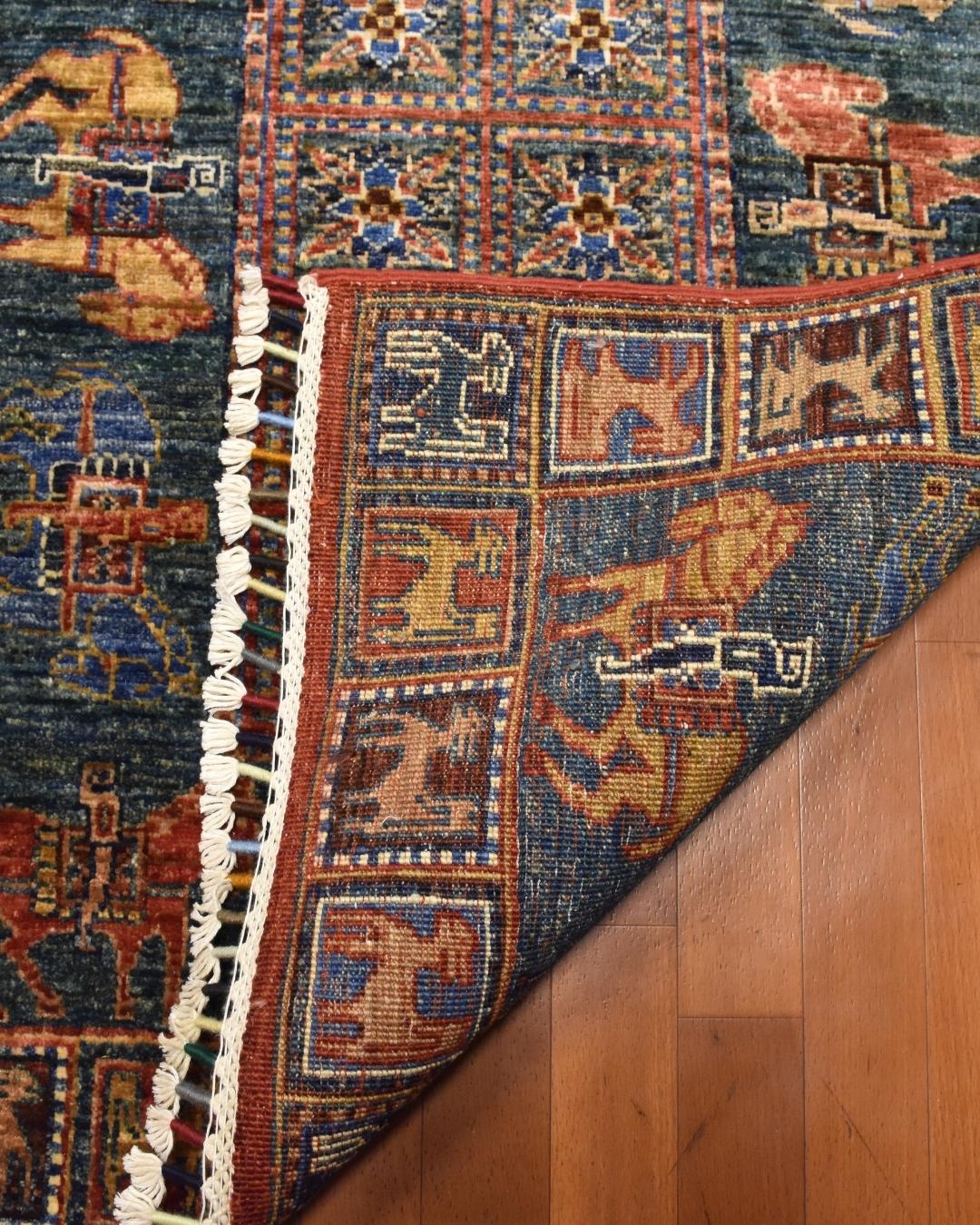 Pazyryk Hand-Knotted Wool Runner 81x302 cm 2.45m² | 3x10 ft