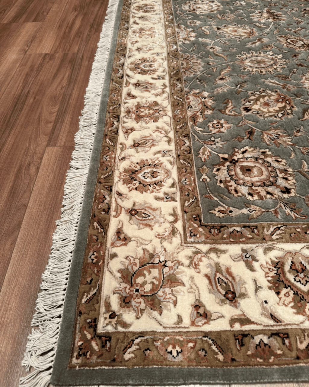 Ottoman Elegance Hand-Knotted Wool Rug 6' x 8' 1"