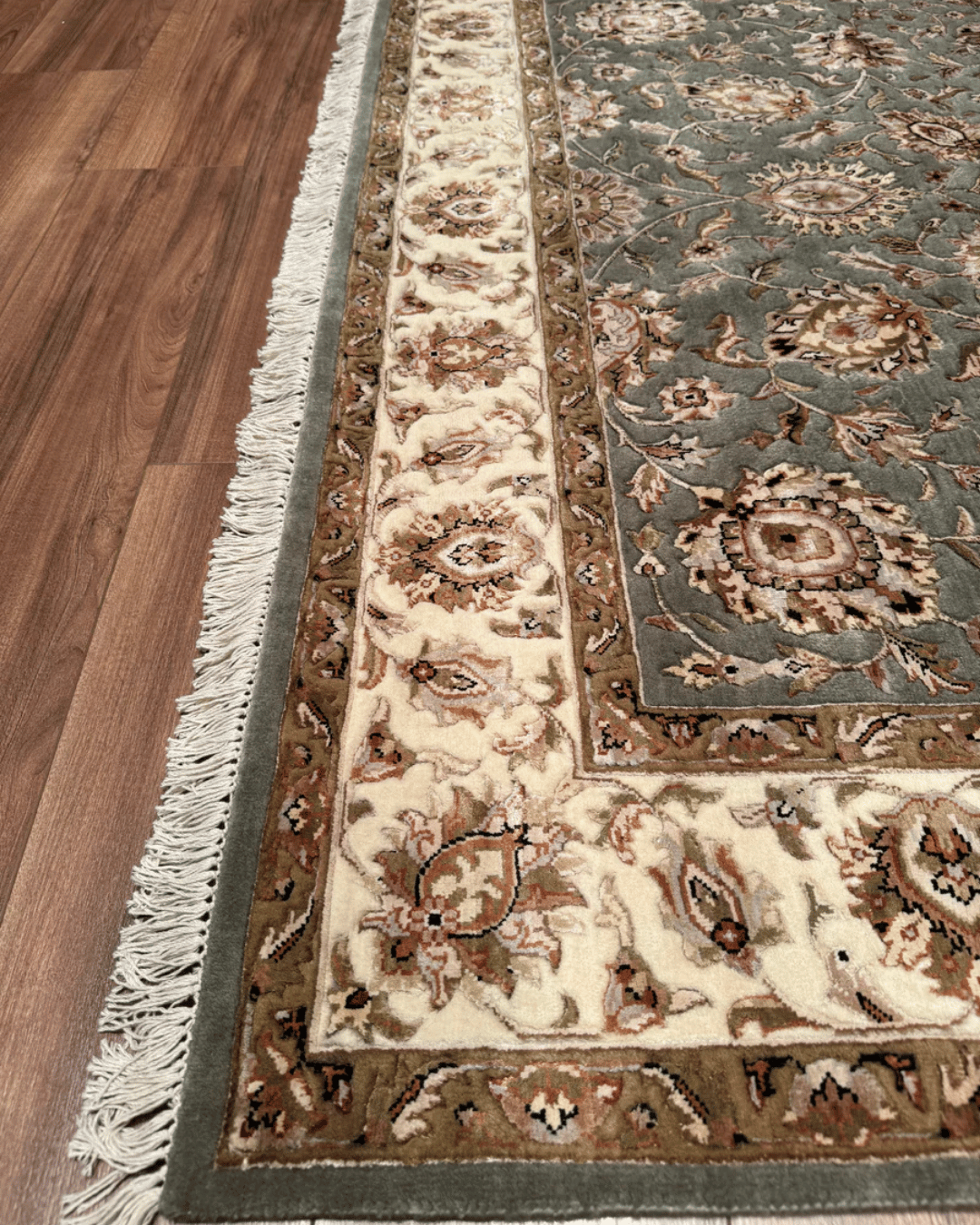 Ottoman Elegance Hand-Knotted Wool Rug 6' x 8' 1"