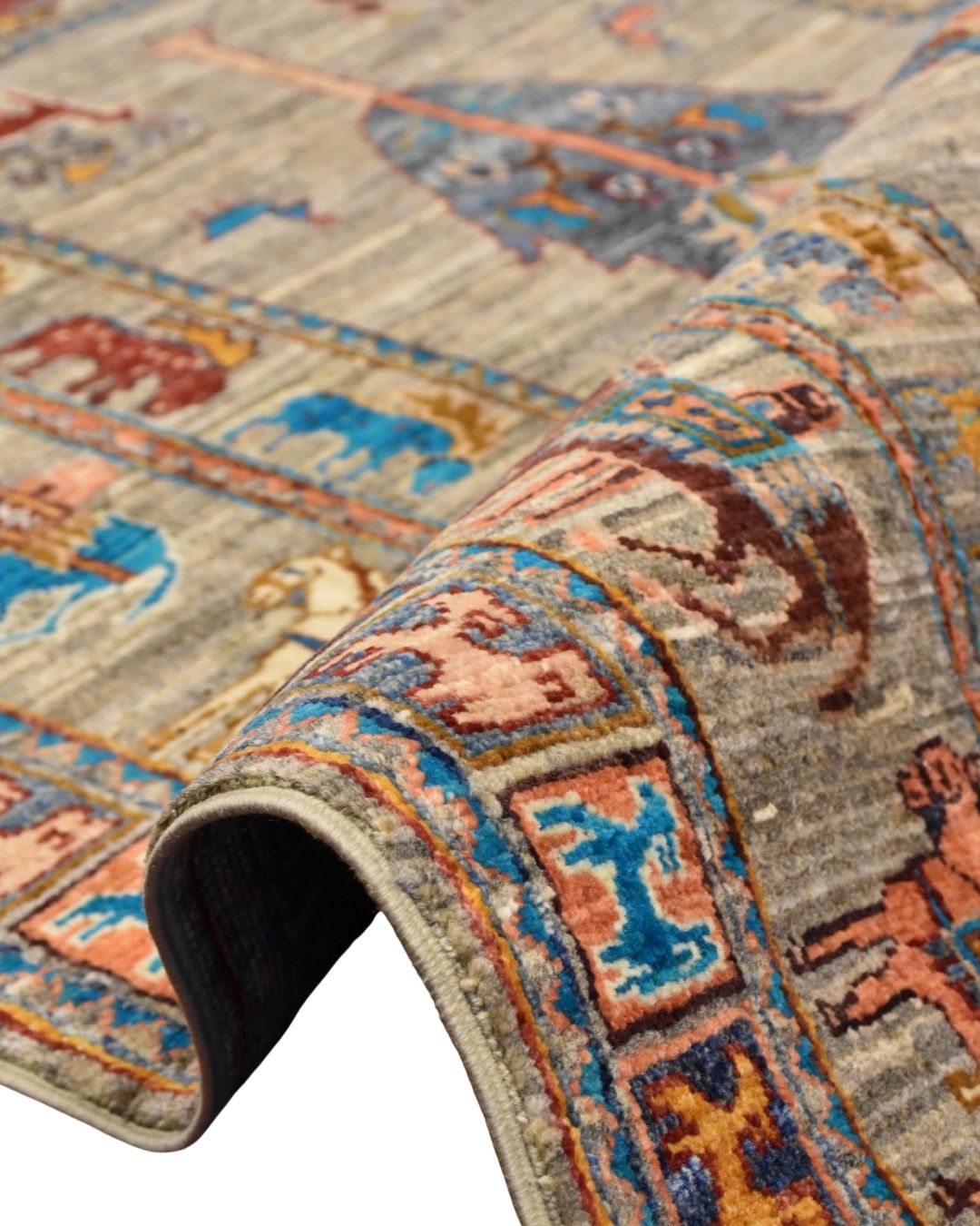 Sultani Hand-Knotted Wool Rug 120x175cm | 4x6ft