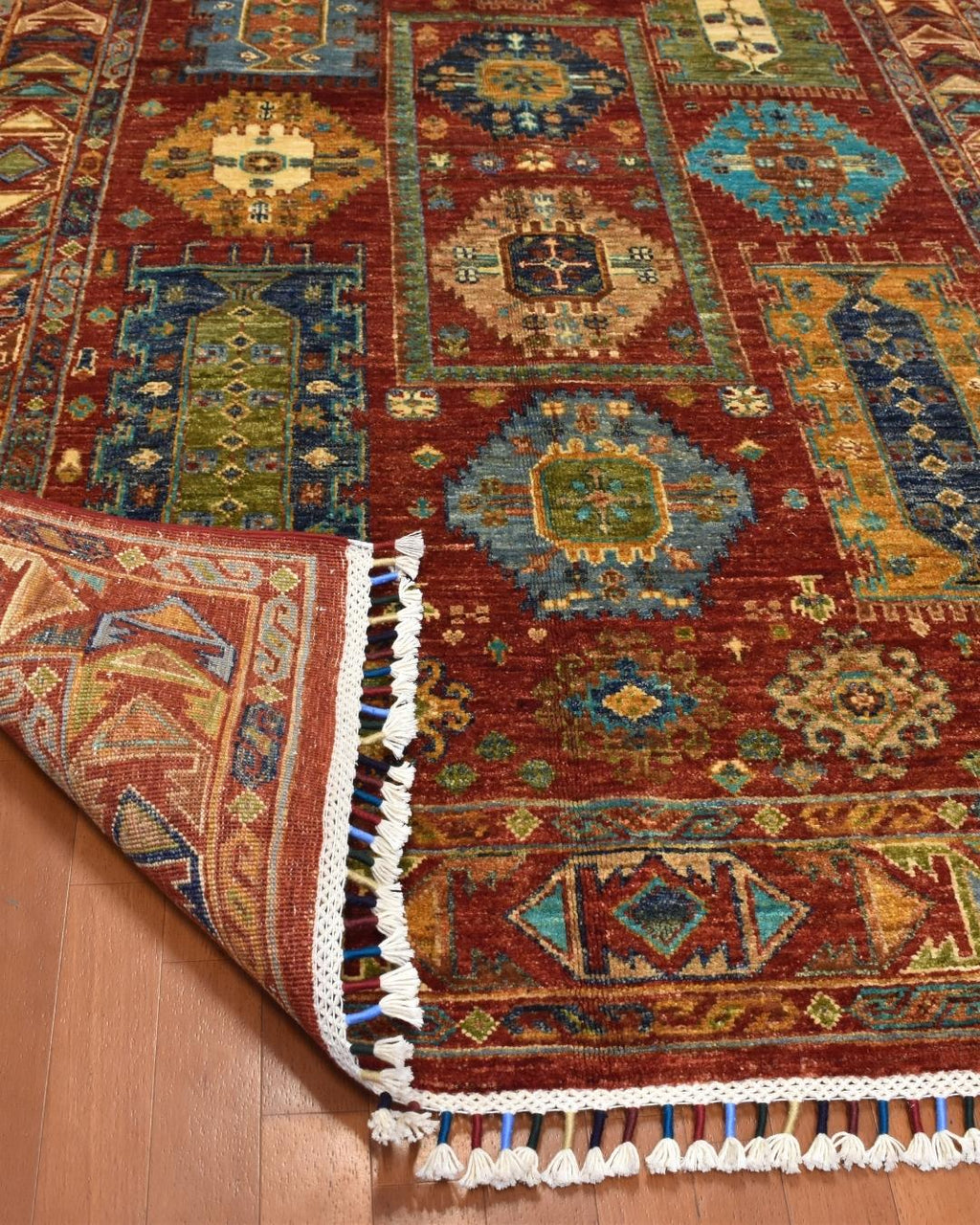 Sultani Hand-Knotted Wool Rug 4' 2" x 6' 3"