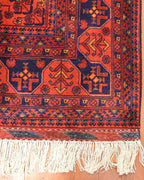 Afghan Bilcik Style Hand-Knotted Wool Rug 4' 9" x 6' 5"