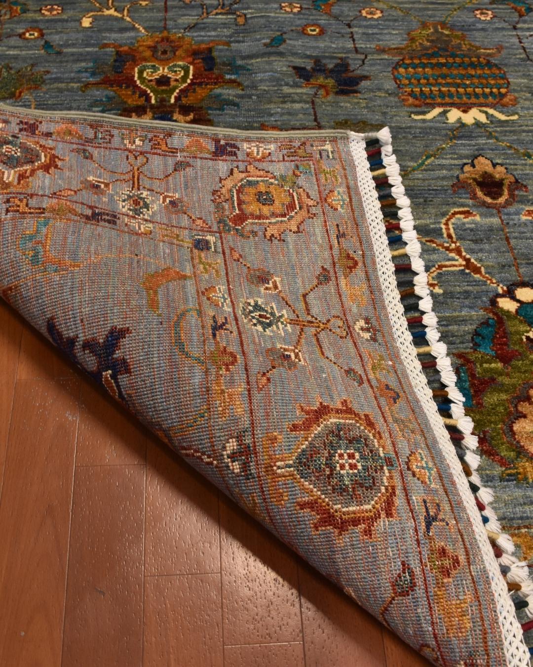 Sultani Hand-Knotted Wool Rug 5' 1" x 6' 5"