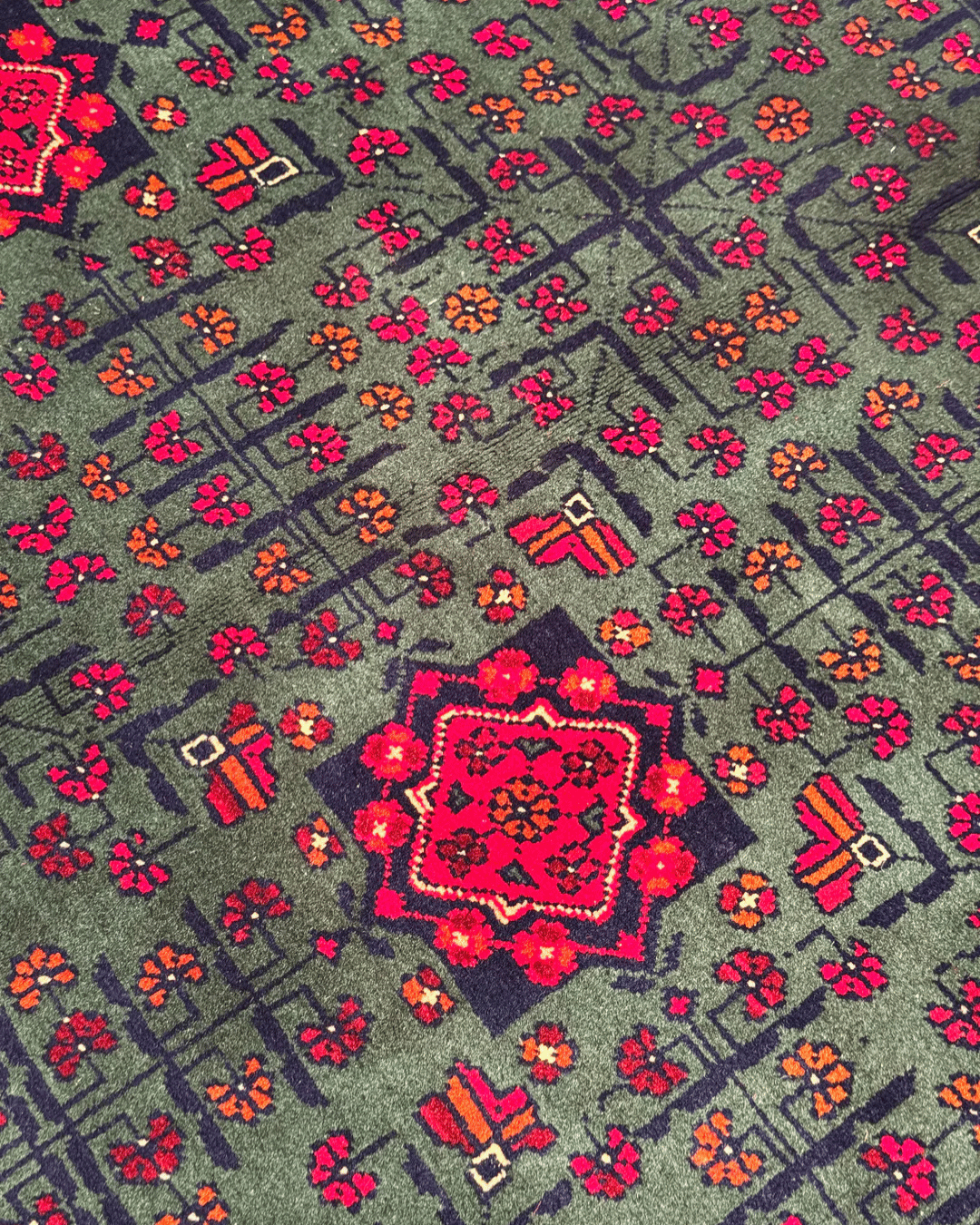 Wolle im afghanischen Stil 1,8x4,8ft – 55x146cm