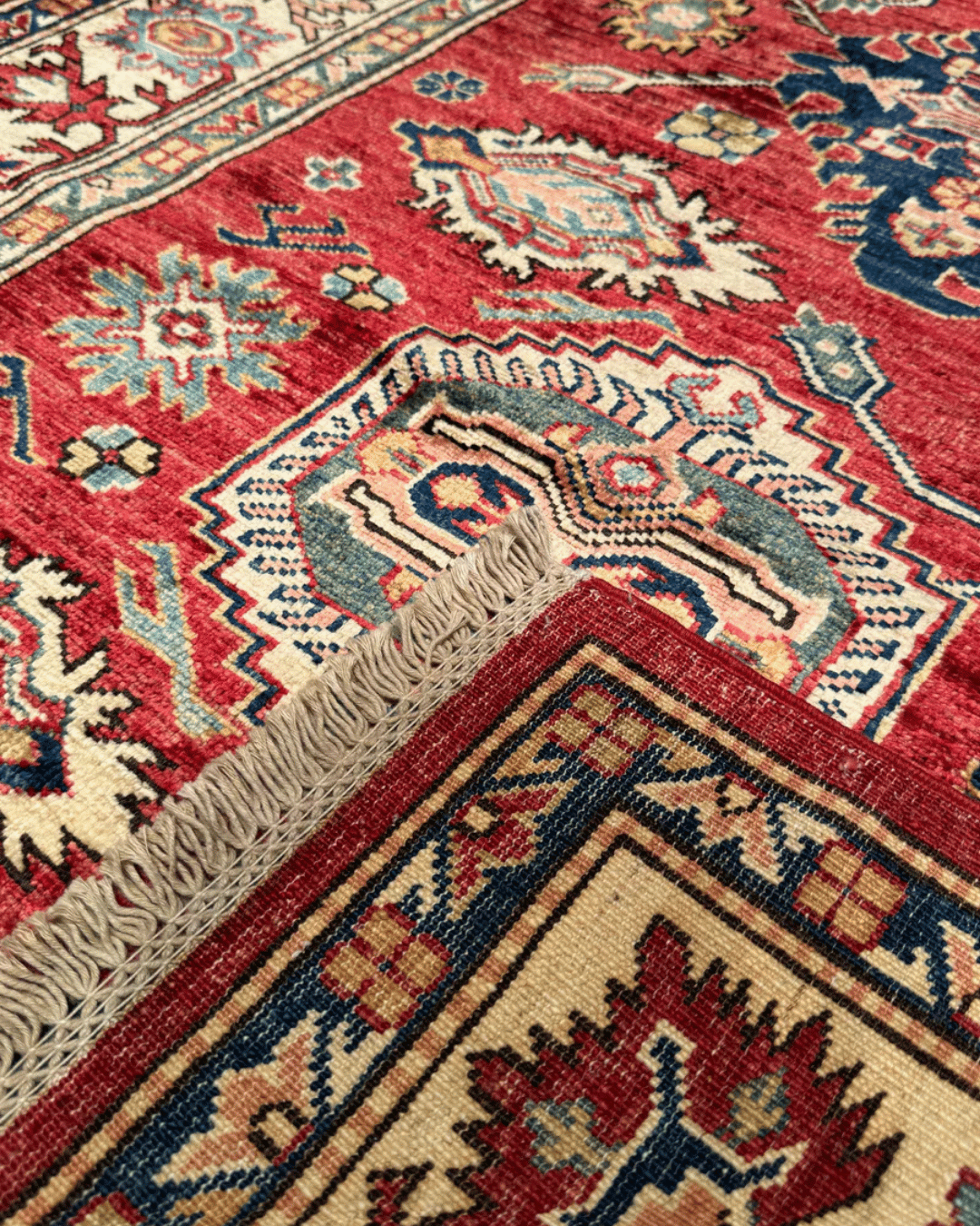 Shirvan Hand-Knotted Wool Rug 4' 9" x 6' 3"