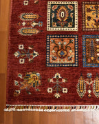 Sultani Hand-Knotted Wool Rug 6' 8" x 9' 5"