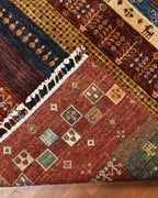 Sultani Hand-Knotted Wool Rug 5' 9" x 8'