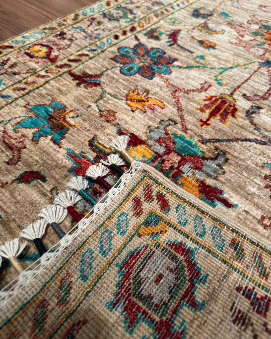 Sultani Hand-Knotted Wool Rug 2' 7" x 3' 9"