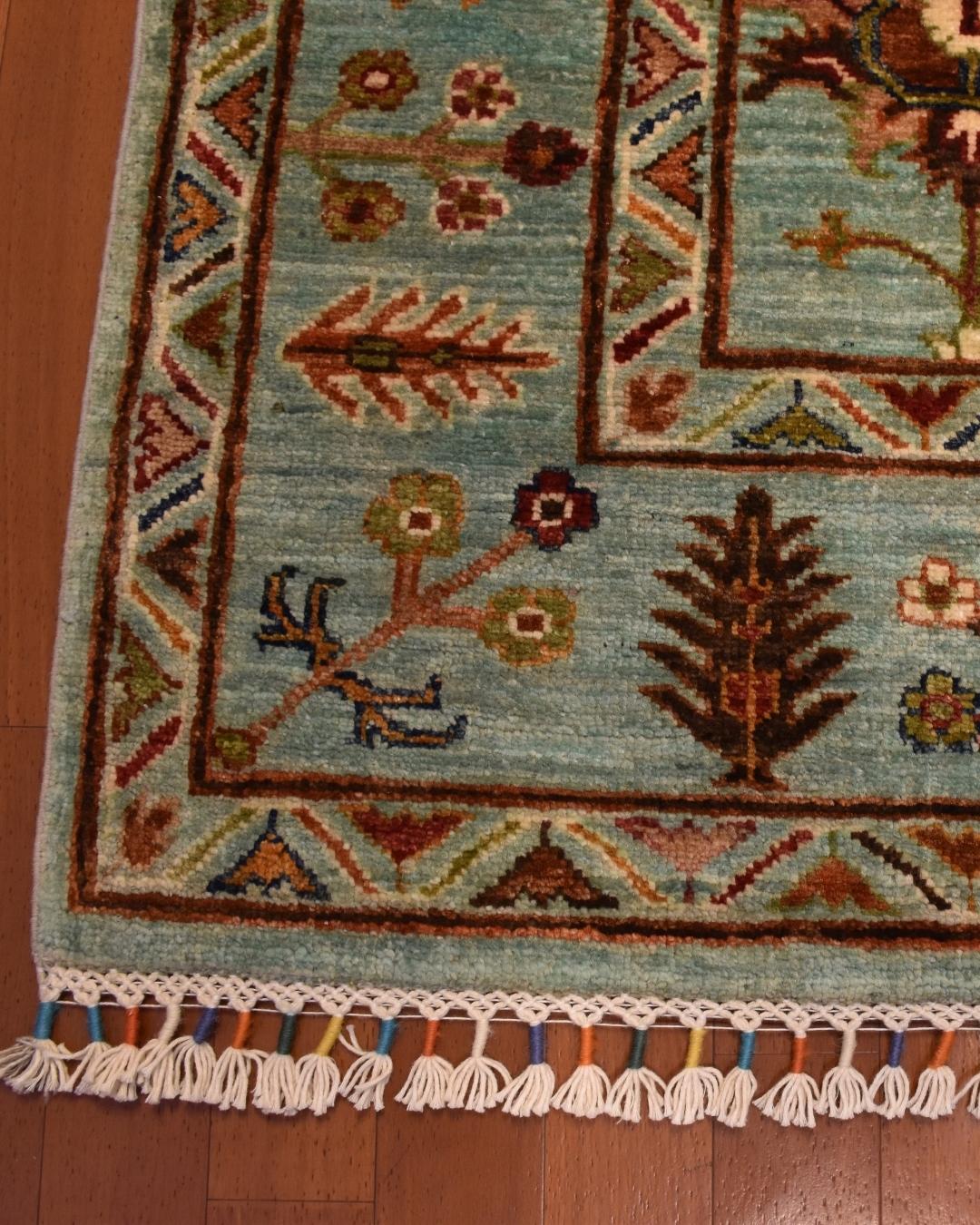 Sultani Hand-Knotted Wool Rug 5' x 6' 8"