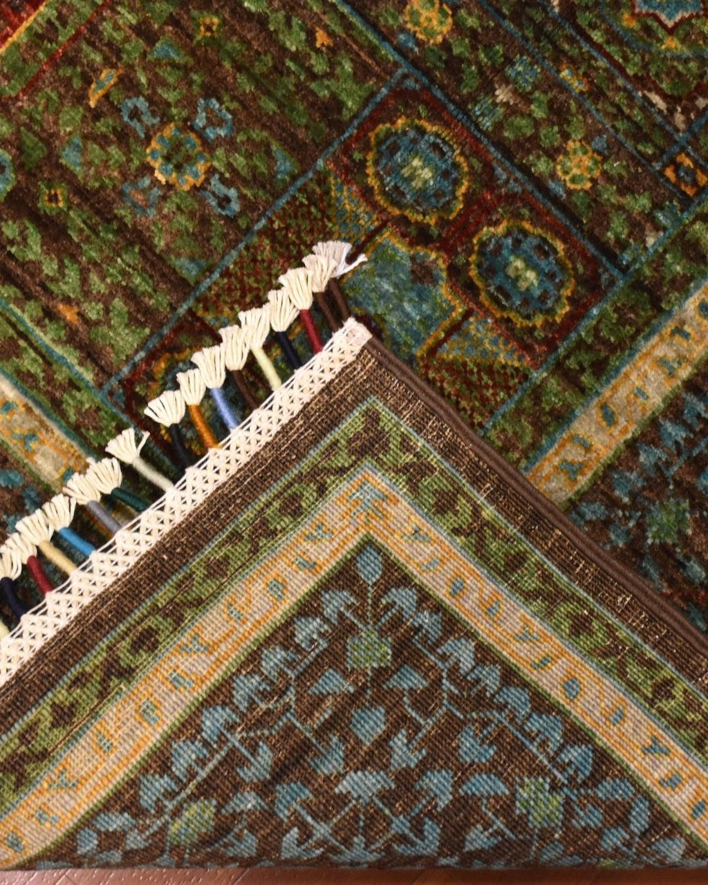 Mamluk Hand-Knotted Wool Rug 4' 2" x 6' 1"