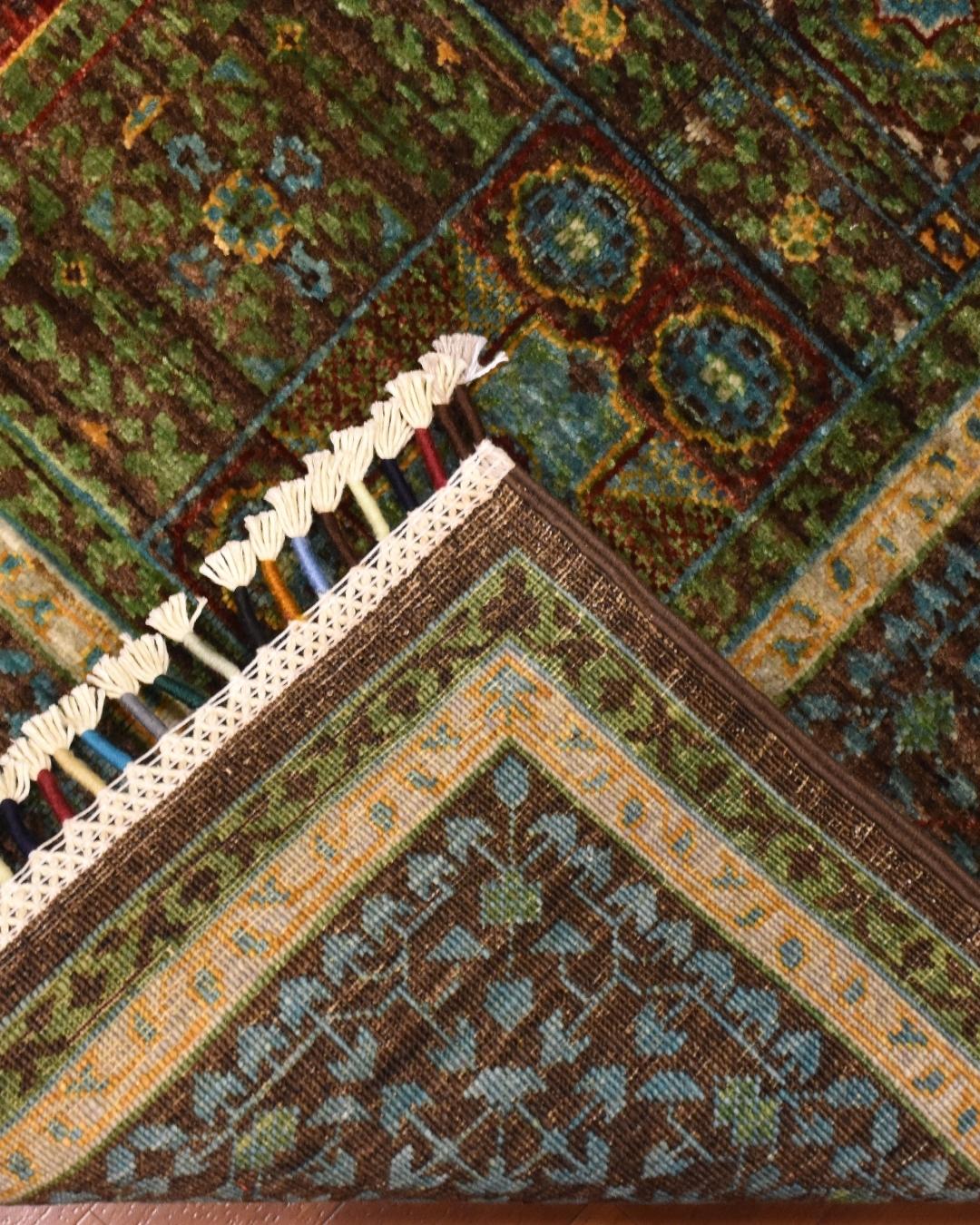 Mamluk Hand-Knotted Wool Rug 4' 2" x 6' 1"