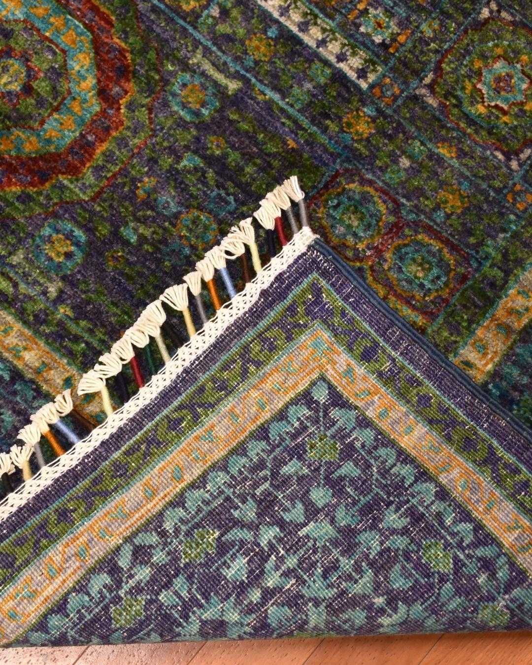 Mamluk Hand-Knotted Wool Rug 4' 4" x 5' 7"