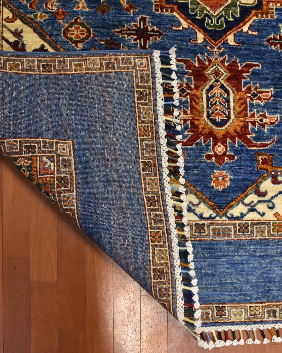 Sultani Hand-Knotted Wool Rug 5' 1" x 6' 7"