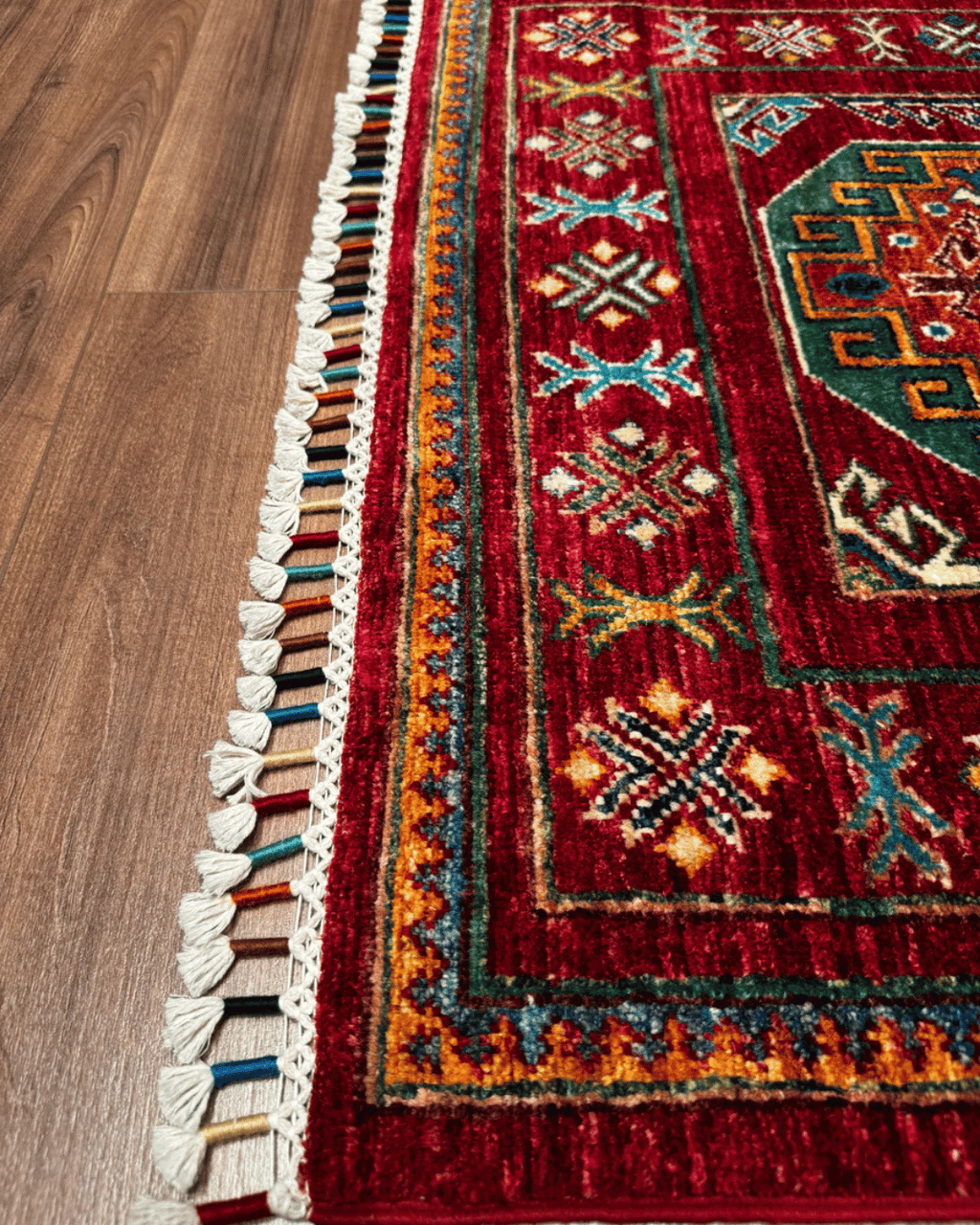 Shirvan Hand-Knotted Wool Runner 2' 7" x 9' 9"