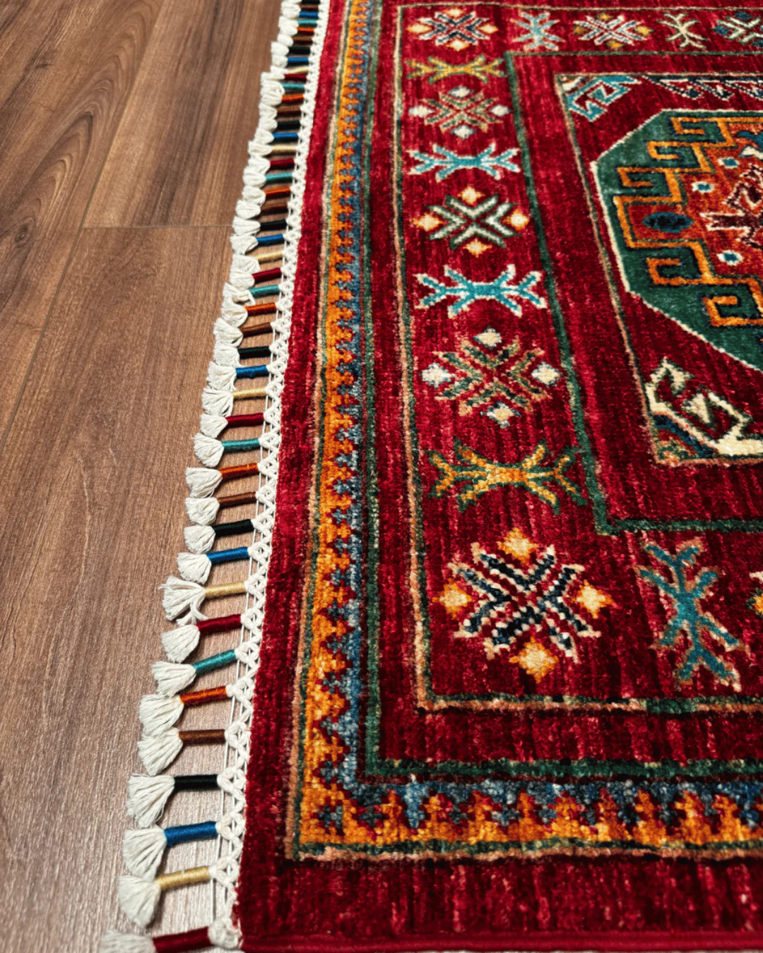 Shirvan Hand-Knotted Wool Runner 2' 7" x 9' 9"