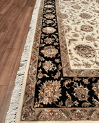 Ottoman Elegance Hand-Knotted Wool Rug 8' 2" x 9' 9"