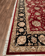 Ottoman Elegance Hand-Knotted Wool Rug 8' 3" x 10'