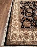 Tapis en laine style afghan 55 x 146 cm