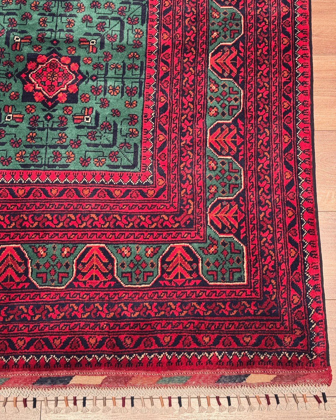 Wolle im afghanischen Stil 1,8x4,8ft – 55x146cm