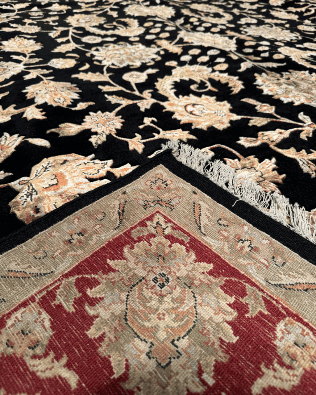 Ottoman Elegance Hand-Knotted Wool Rug 8' x 10' 2"