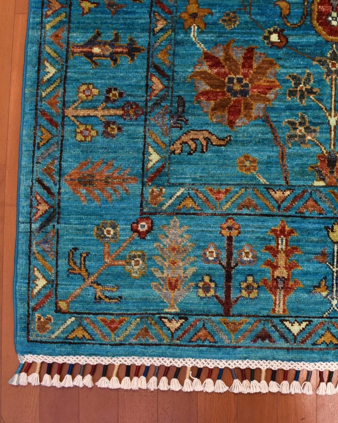 Sultani Hand-Knotted Wool Rug 156x204 cm 3.18 m² | 5x7 ft