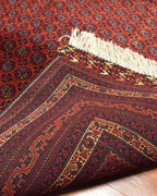 Afghan Bilcik Style Hand-Knotted Wool Rug 4' 9" x 6' 4"