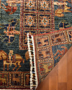 Pazyryk Hand-Knotted Wool Runner 79x265 cm 2.10 m² | 3x9 ft