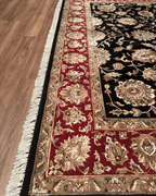 Ottoman Elegance Hand-Knotted Wool Rug 6' 6" x 10'