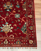 Sultani Hand-Knotted Wool Rug 3' 4" x 5'