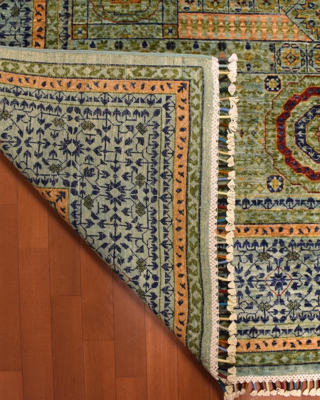 Mamluk Hand-Knotted Wool Rug 5' 9" x 7' 9"