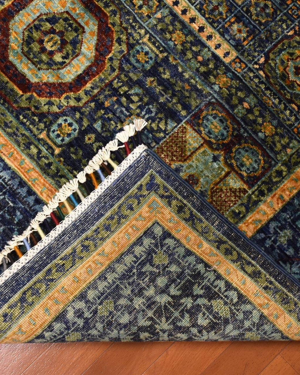 Mamluk Hand-Knotted Wool Rug 4' 2" x 6'