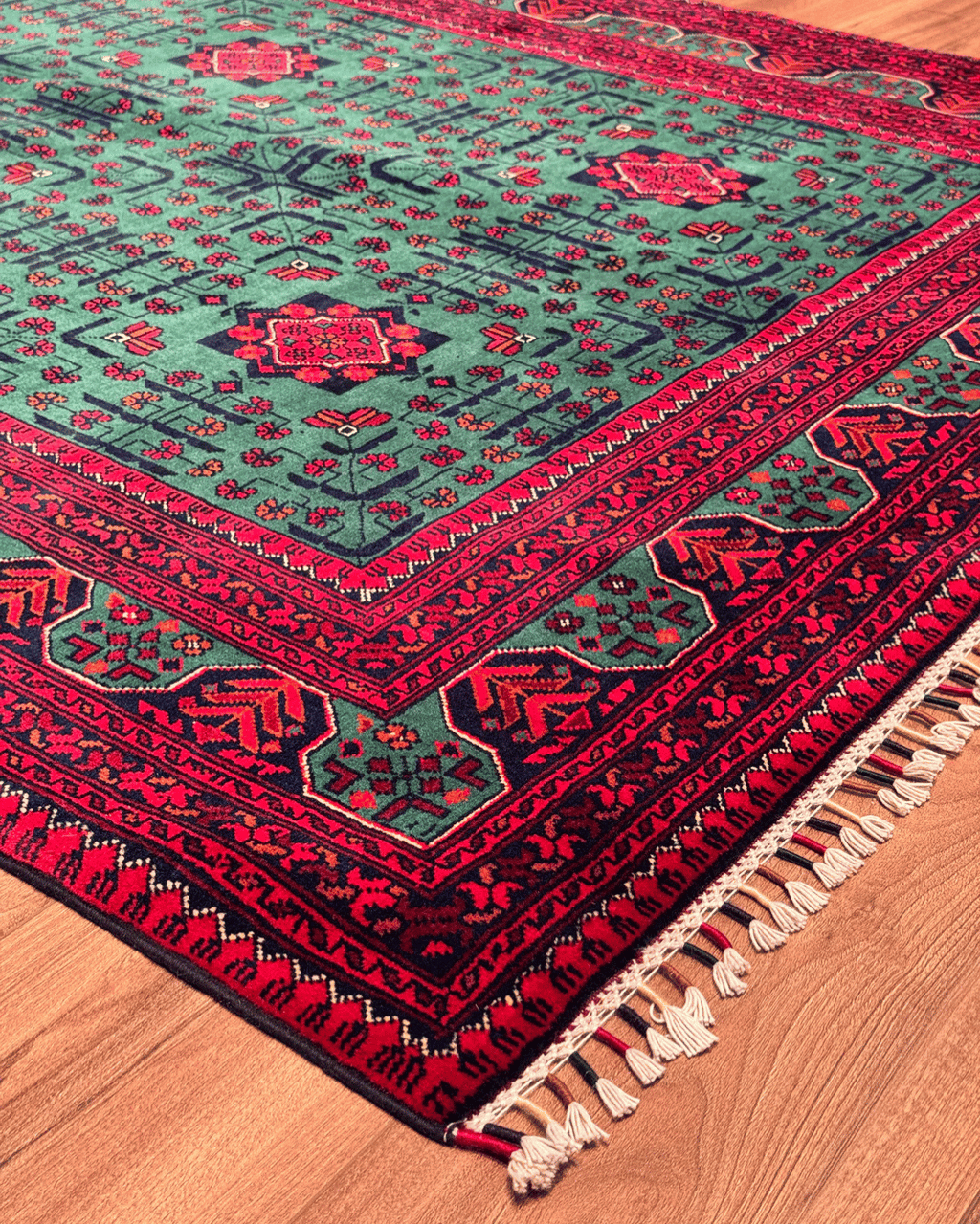 Wolle im afghanischen Stil 1,8x4,8ft – 55x146cm