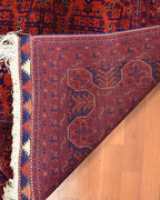 Afghan Bilcik Style Hand-Knotted Wool Rug 5' 5" x 7' 7"