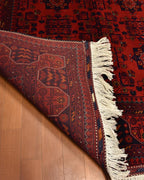 Afghan Bilcik Style Hand-Knotted Wool Rug 4' 9" x 6' 6"