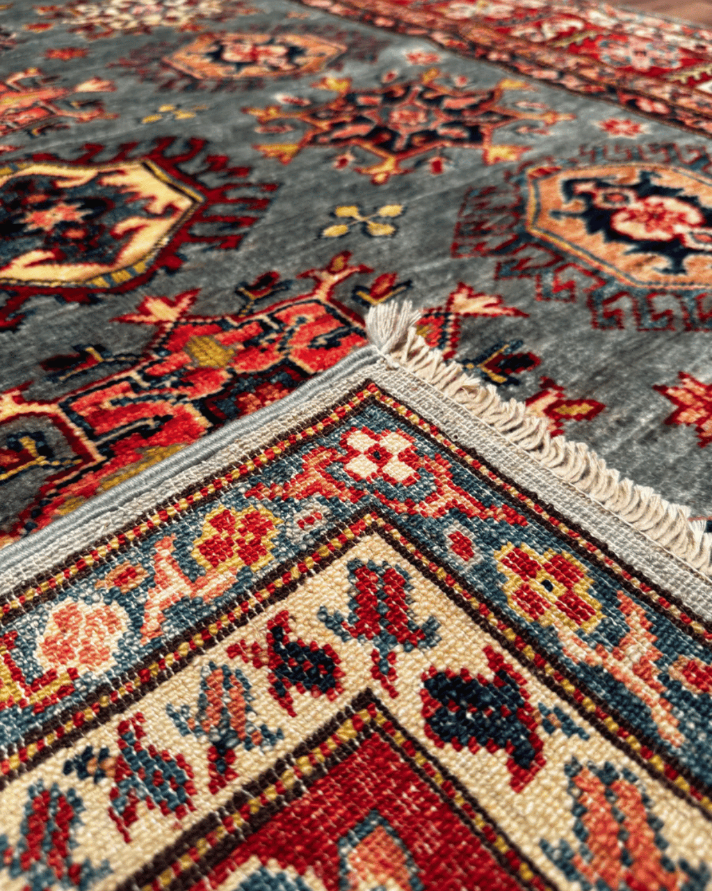 Shirvan Hand-Knotted Wool Rug 5' x 6' 8"