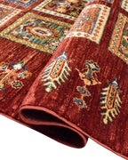 Veziri Hand-Knotted Wool Rug 5' 7" x 7' 9"