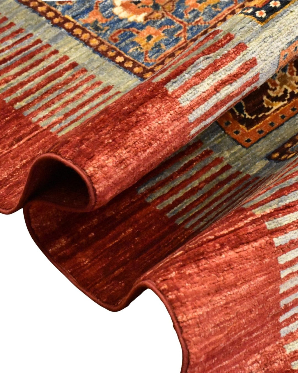 Veziri Hand-Knotted Wool Rug 173x237cm | 6x8ft