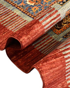 Veziri Hand-Knotted Wool Rug 173x237cm | 6x8ft