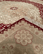 Tapis en laine style afghan 55 x 146 cm