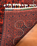 Afghan Hamyap Style Hand-Knotted Wool Rug 4' x 6'