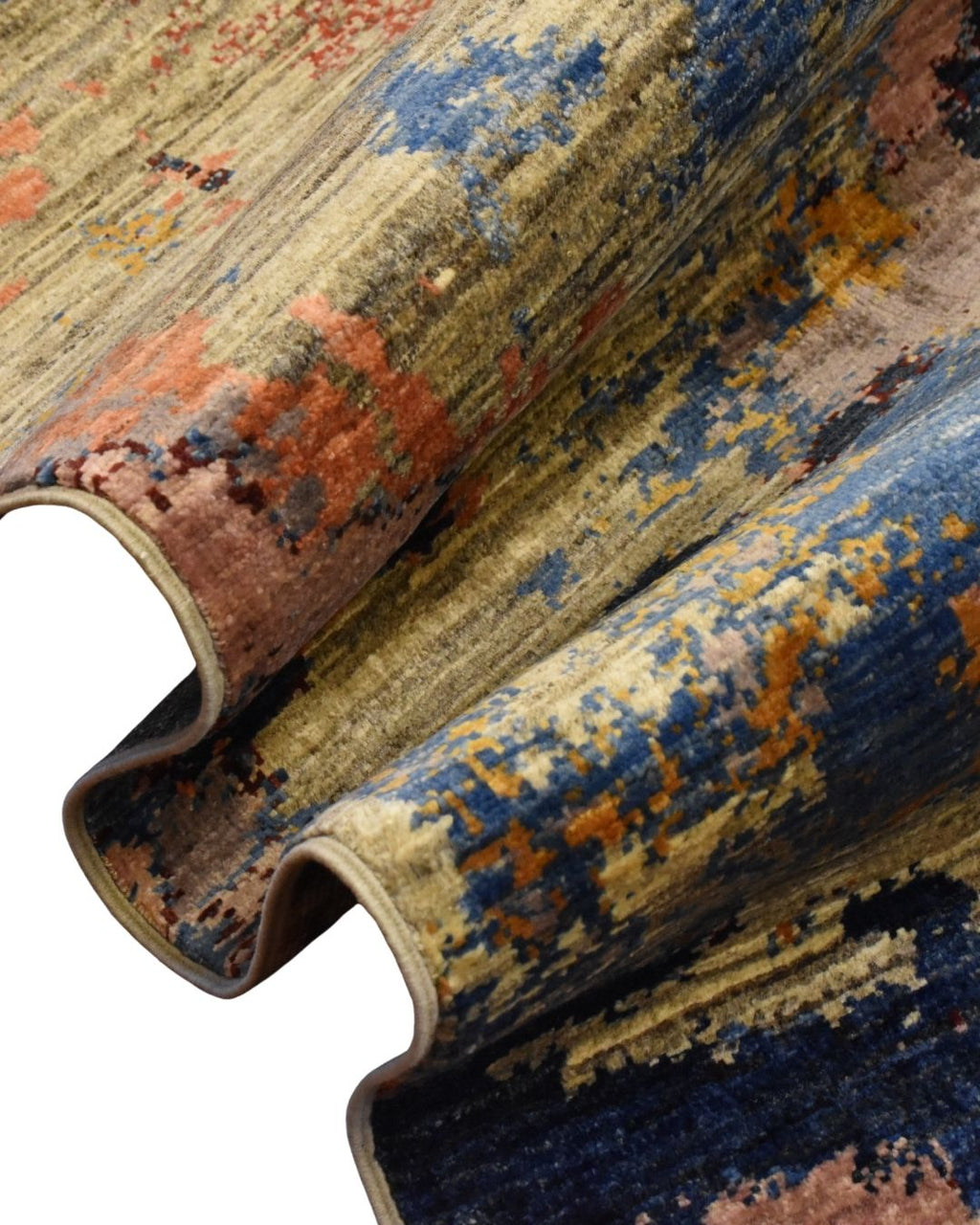 Tapis en laine style afghan 55 x 146 cm