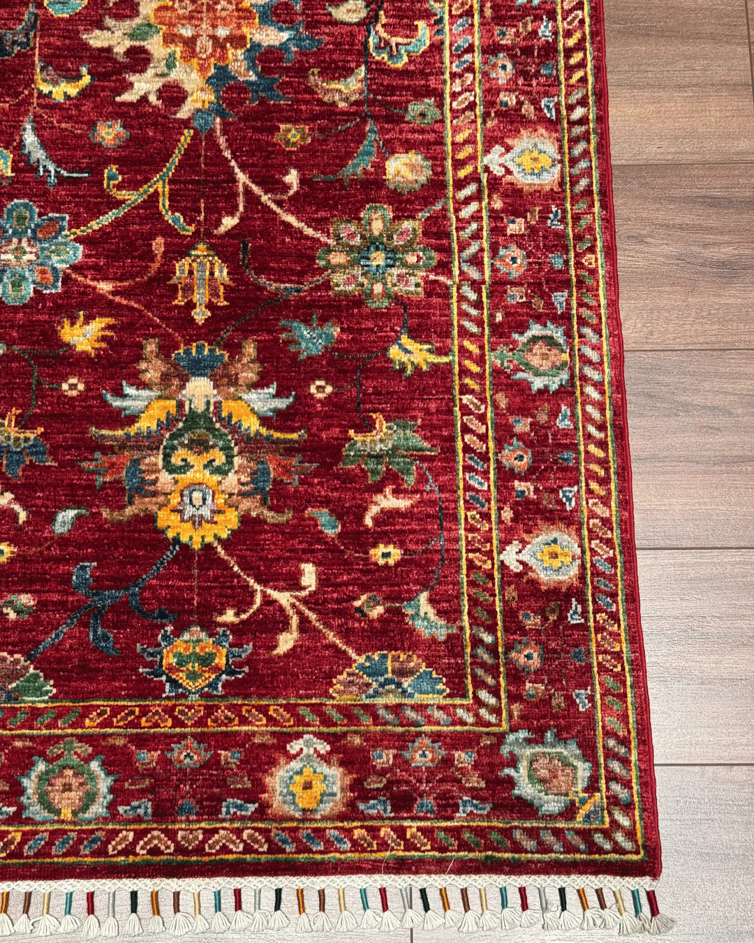 Sultani Hand-Knotted Wool Rug 2' 6" x 3' 9"