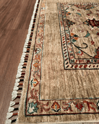 Sultani Hand-Knotted Wool Rug 4' 1" x 6' 2"