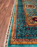 Mamluk Hand-Knotted Wool Rug 7' x 9' 5"